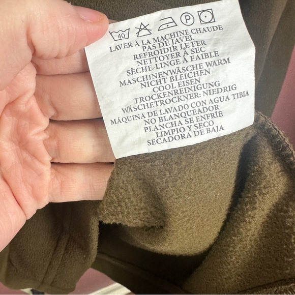 Beretta Deer Creek Lodge pullover half zip fleece in chocolate brown BRANDED - Picture 7 of 10